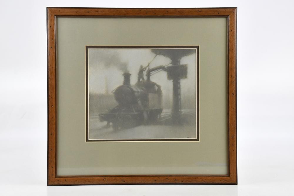 Martin John Dobson comparable auction result: martin dobson born 1947 pastel taking water signed lower right 19 x 23cm framed and glazed