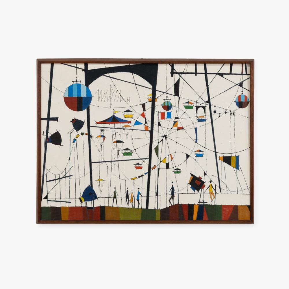 Jean Nerfin comparable auction result: jean nerfin oil on canvas
