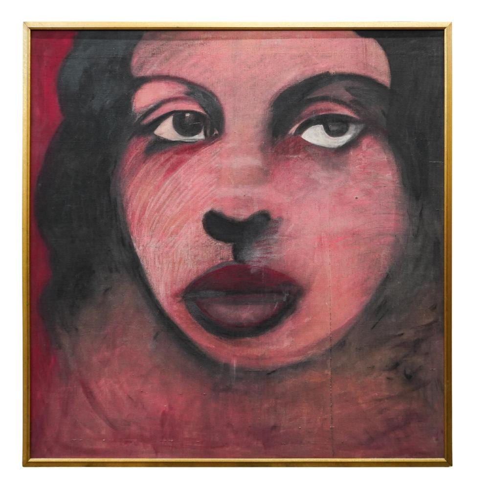 rubens gerchman brazilian 1942 2008 oil on canvas · Akiba Galleries · 2025-04-29 Rubens Gerchman comparable auction result: rubens gerchman brazilian 1942 2008 oil on canvas