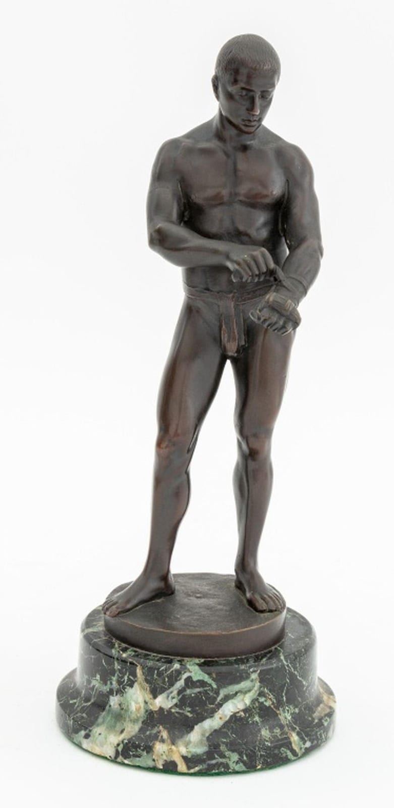 Rudolf Kaesbach comparable auction result: rudolf kaesbach der faustkampfer bronze