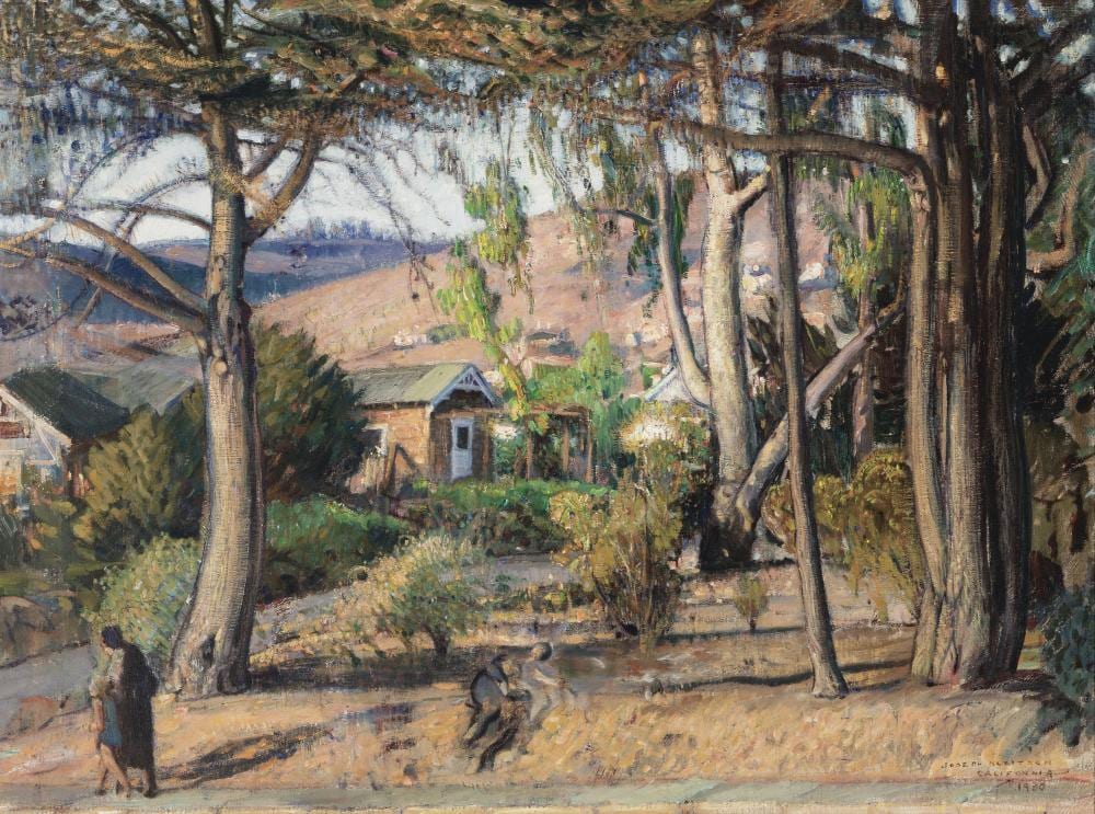 Joseph Kleitsch comparable auction result: joseph kleitsch 1882 1931 california 30 1 4 x 40 1 4 in framed 35 x 45 in