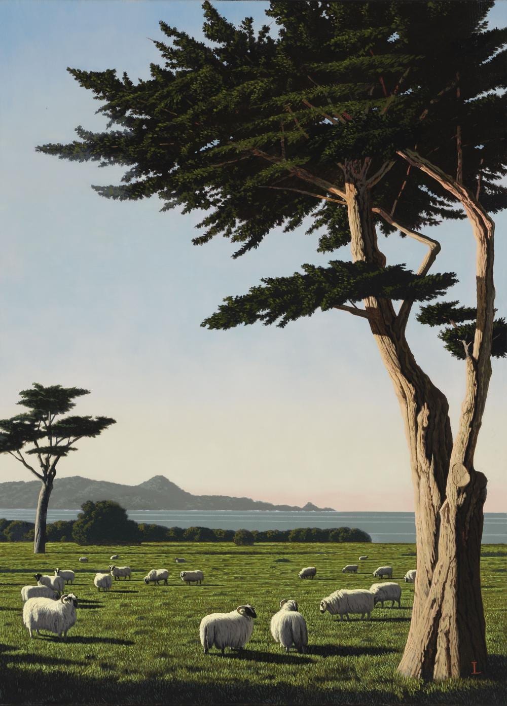 david ligare born 1945 landscape with sheep 36 x 26 in framed 38 1 2 x 28 1 2 in · Bonhams · 2025-04-16 David Ligare comparable auction result: david ligare born 1945 landscape with sheep 36 x 26 in framed 38 1 2 x 28 1 2 in