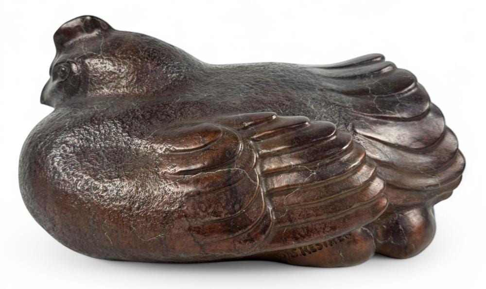 Steve Kestrel comparable auction result: steve kestrel henrietta bronze sculpture