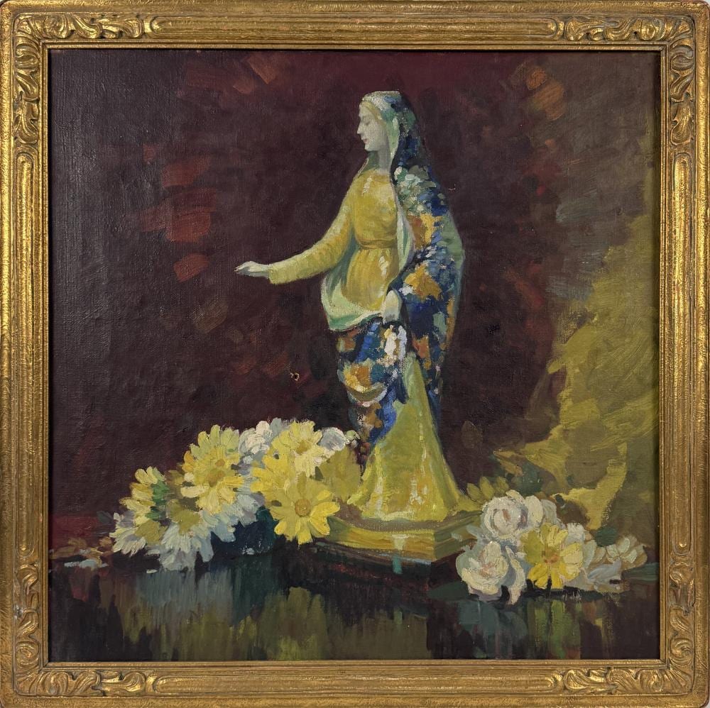 Adolph Heinze comparable auction result: adolph heinze oil on canvas