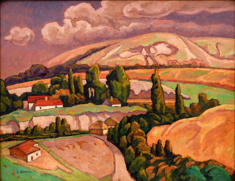 Camil Ressu comparable auction result: camil ressu b 1880 d 1962 landscape