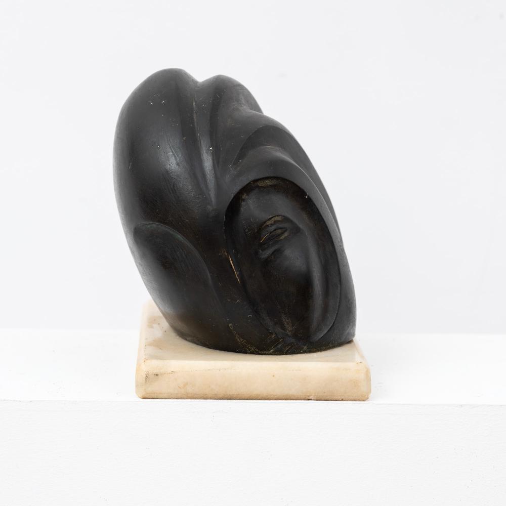 George Apostu comparable auction result: george apostu b 1934 d 1986 head of a woman tribute to br ncu i cap de femeie omagiu lui br ncu i