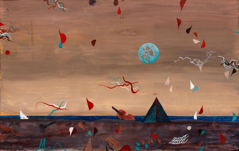 Florin Niculiu comparable auction result: florin niculiu b 1928 d 1997 infinite shore rm infinit