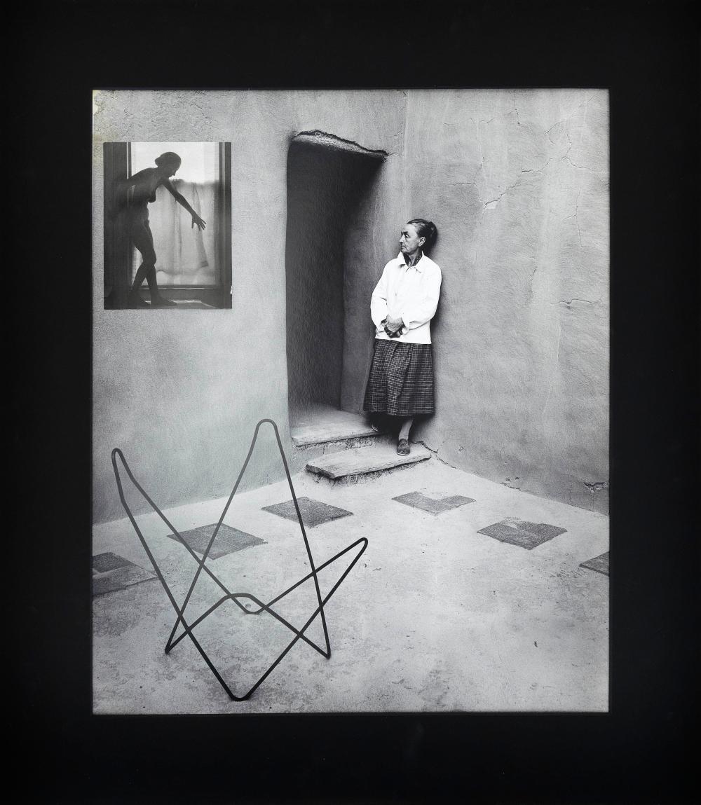 Don Worth comparable auction result: don worth america 1924 2009 georgia o keefe abiquiu new mexico 1958 silver gelatin print paper 23 x 18 5 mount 24 x 20 25