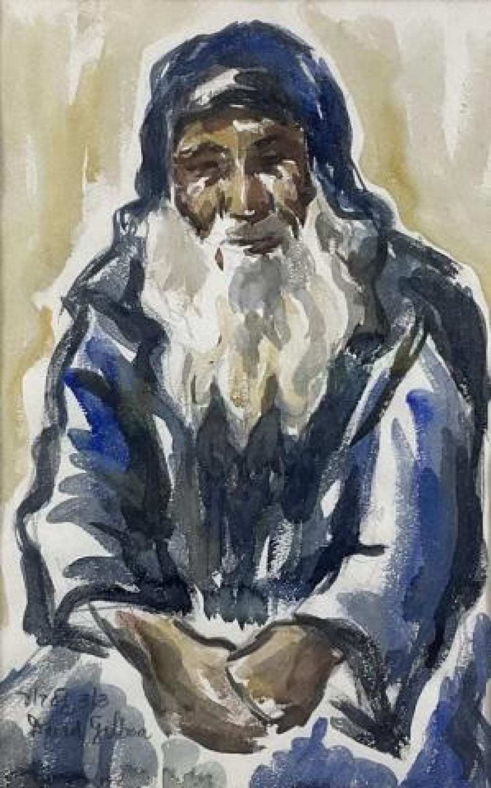 David Gilboa comparable auction result: david gilboa 1910 1976 watercolor on paper