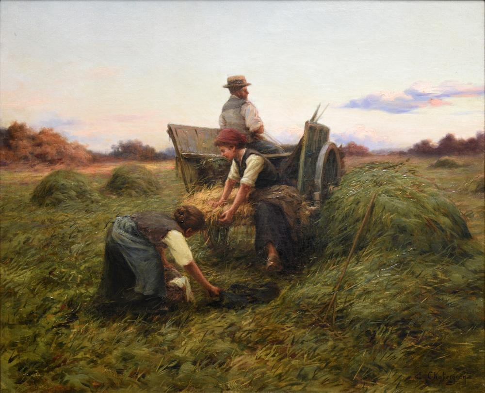 Ernest Chateignon comparable auction result: ernest chateignon french 1887 1910