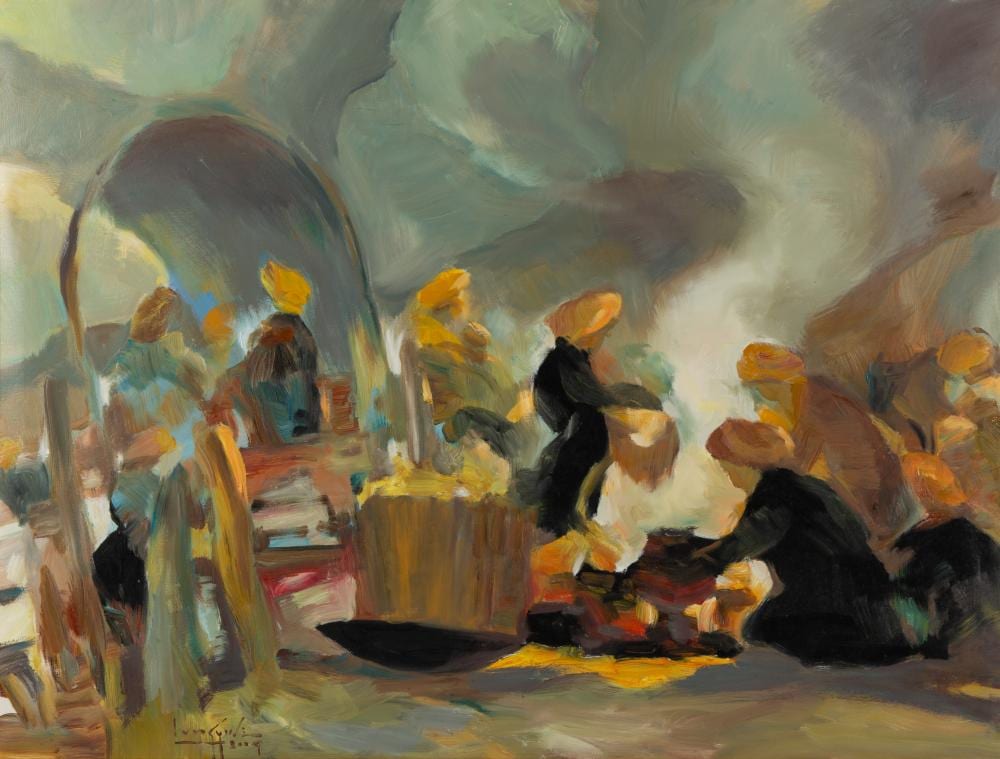U Lun Gywe comparable auction result: u lun gywe burmese b 1930