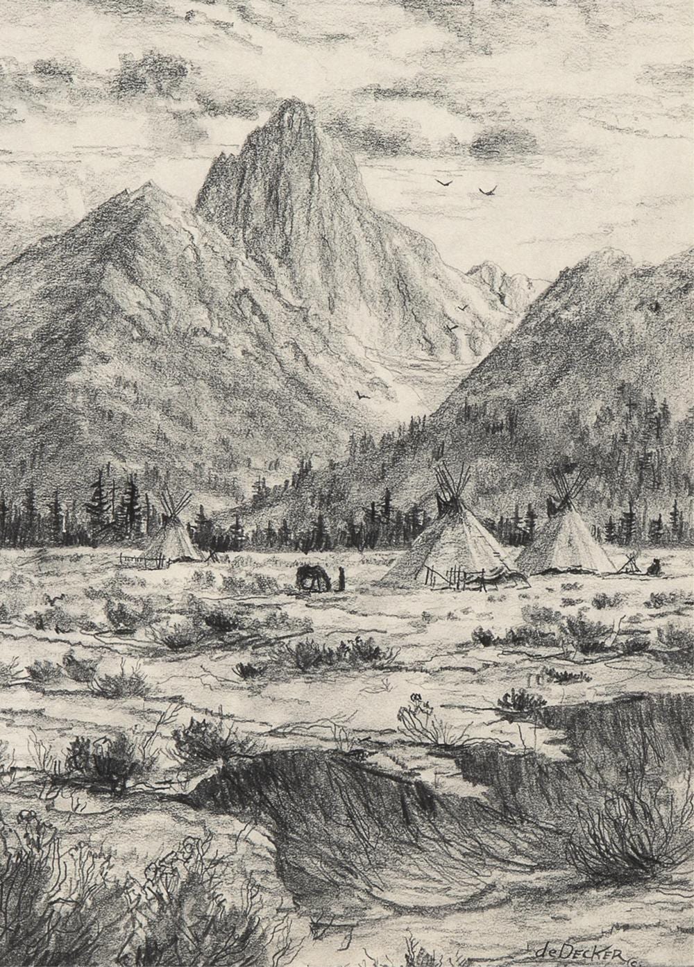 Thomas A. DeDecker comparable auction result: thomas a dedecker sioux encampment