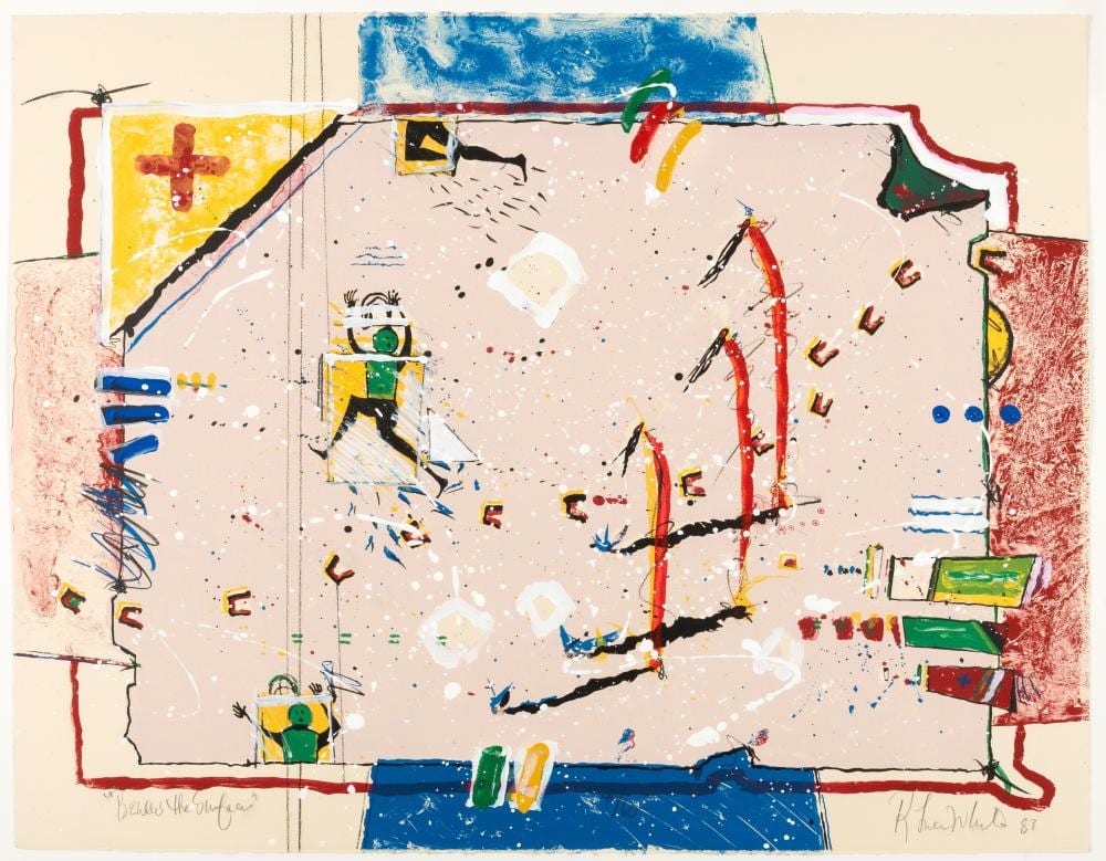 randy lee white below the surface 1983 · Santa Fe Art Auction · 2025-04-16 Randy Lee White comparable auction result: randy lee white below the surface 1983