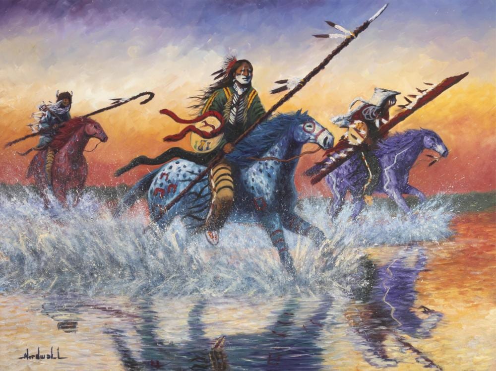 Raymond Nordwall comparable auction result: raymond nordwall breaking dawns early light