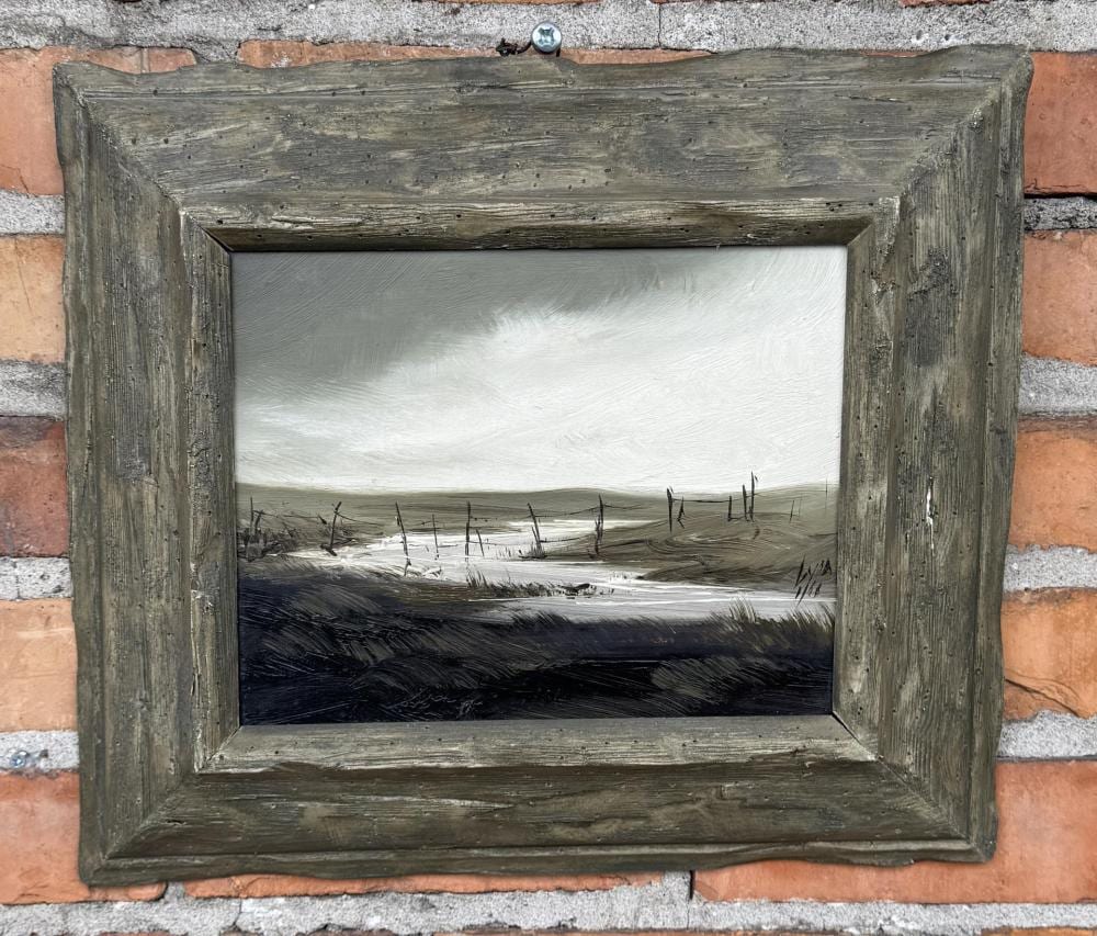 Harold Lyon comparable auction result: harold lyon oil on board painting