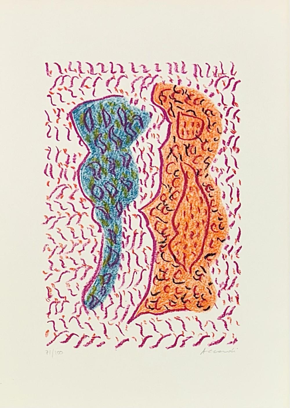 Carla Accardi “La pittura è essere soli” 1985 sold by Felima Art Casa D'Aste, lot 79 — auction record photograph