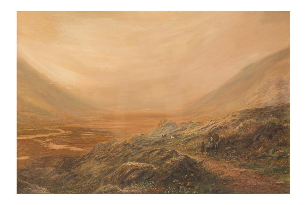 Albert Hartland comparable auction result: albert hartland irish 1840 1893