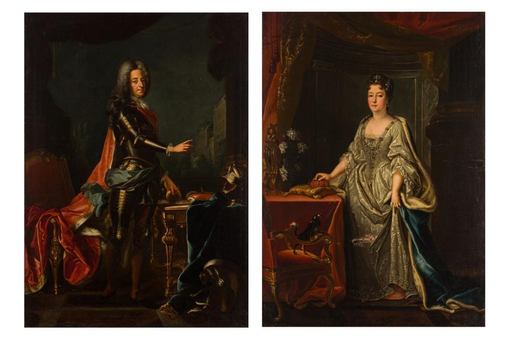 Constantin Netscher comparable auction result: constantijn netscher dutch c 1668 c 1723