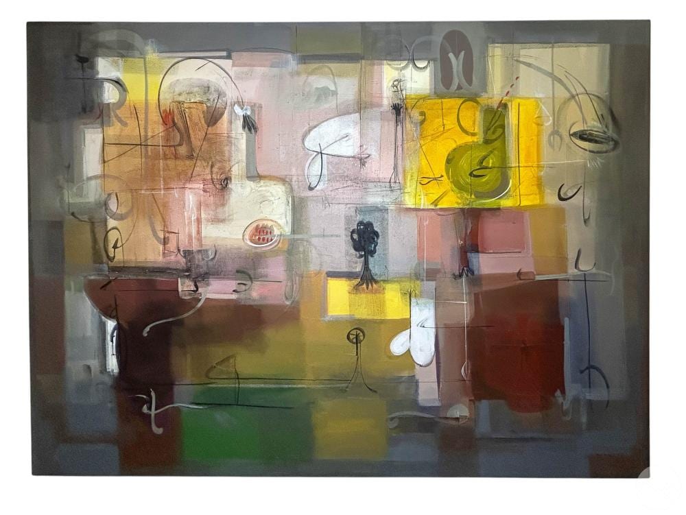 Antonio Carreno comparable auction result: antonio carreno b 1963 abstract modernism painting