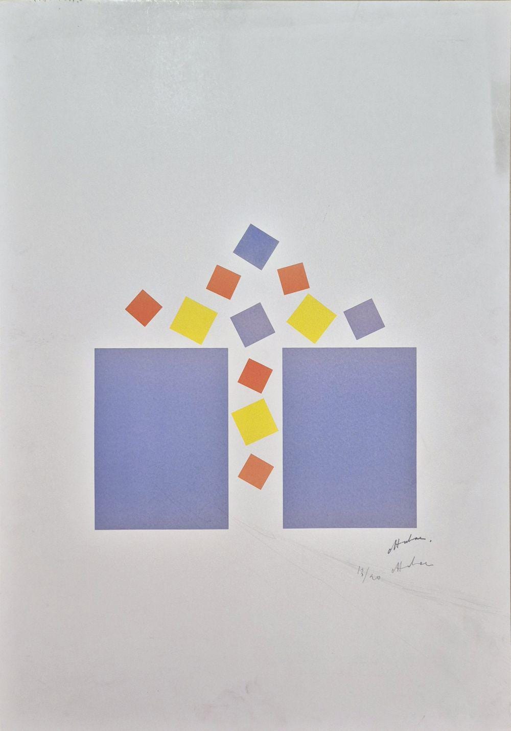 Albert Chubac comparable auction result: albert chubac composition abstraite