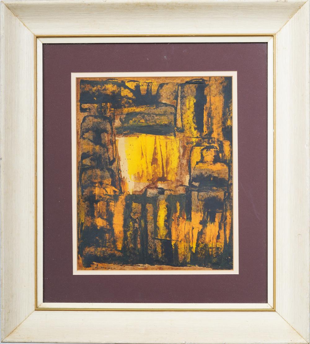 Kjell Arne Nupen comparable auction result: kjell nupen 1955 2014 signed norwegian modernist abstract framed original painting