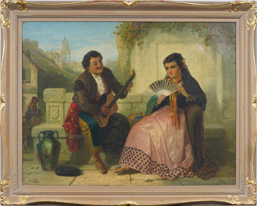 robert kemm 1837 1895 signed english 19th century figurative landscape oil painting · Curated Gallery Auctions · 2025-04-27 Robert Kemm comparable auction result: robert kemm 1837 1895 signed english 19th century figurative landscape oil painting