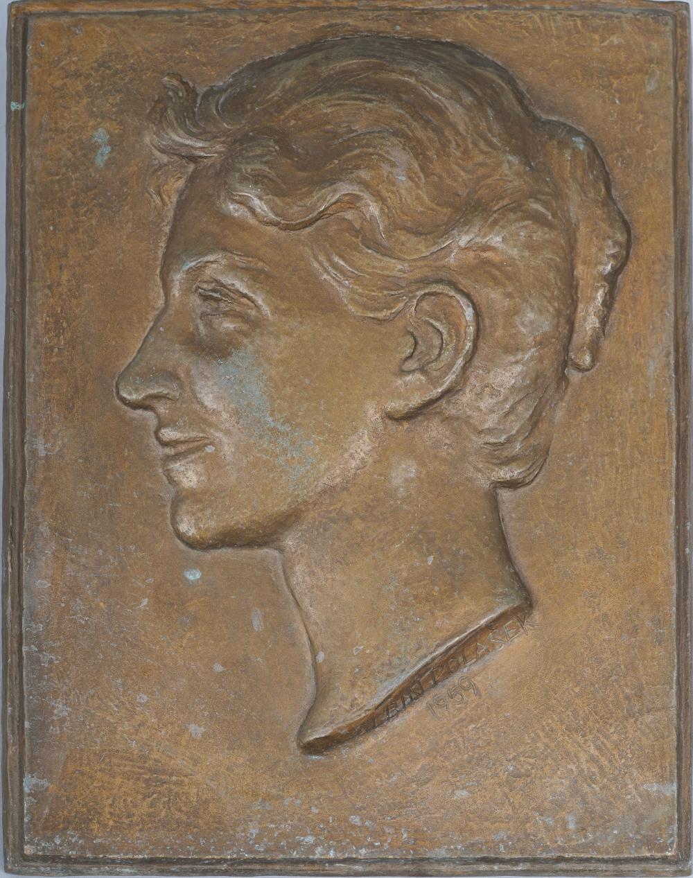 Albin Polasek comparable auction result: albin polasek 1879 1965 antique american bronze portrait relief signed sculpture