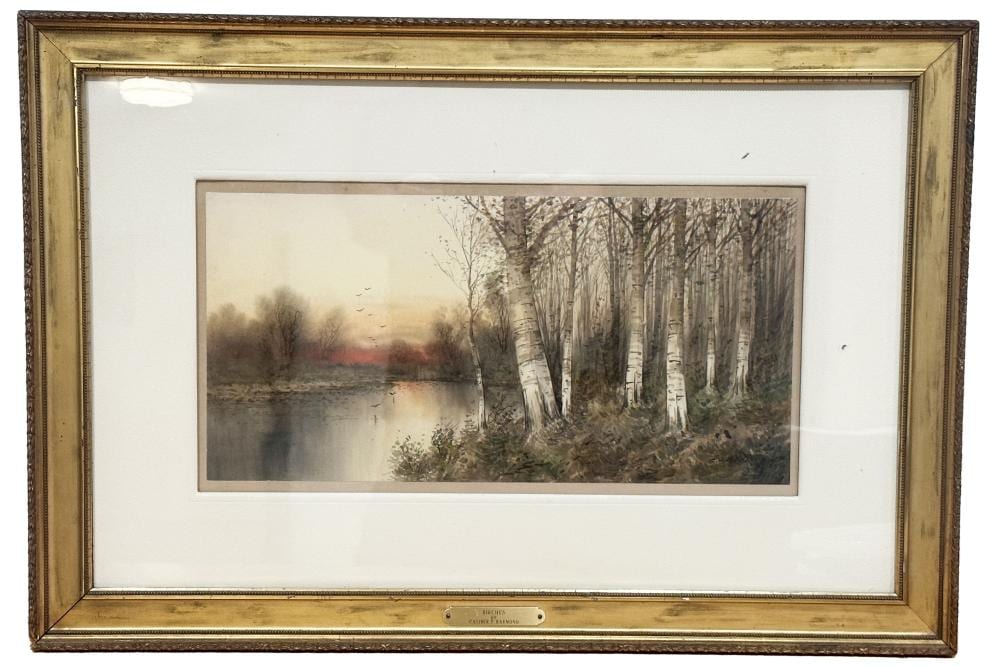 Casimir Raymond comparable auction result: casimir raymond 1870 1965 watercolor