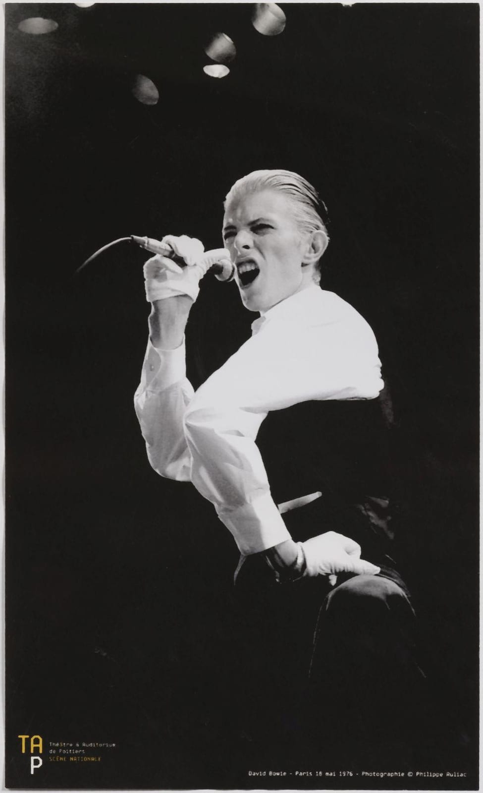 Philippe Auliac comparable auction result: affiche originale pour une exposition de philippe auliac l auditorium de