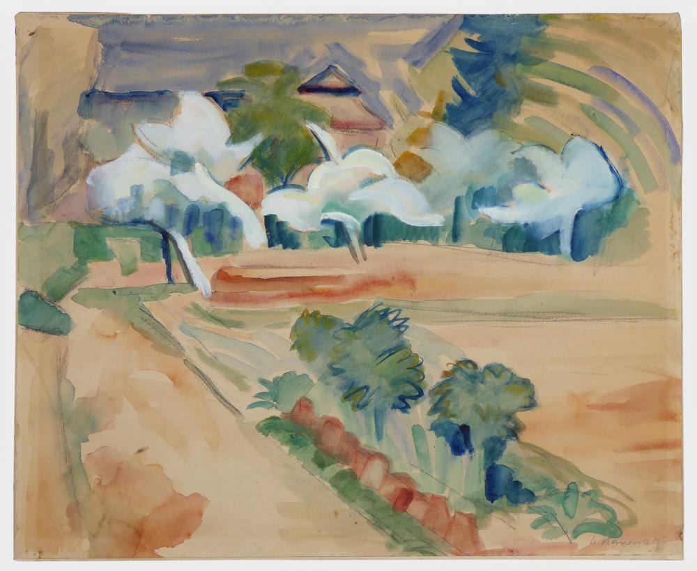 Heinrich Nauen comparable auction result: heinrich nauen ohne titel