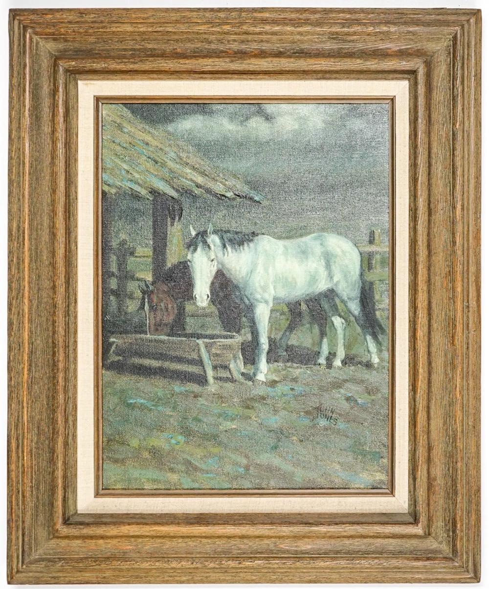 John Jones comparable auction result: john jones american born 1940 oil on canvas