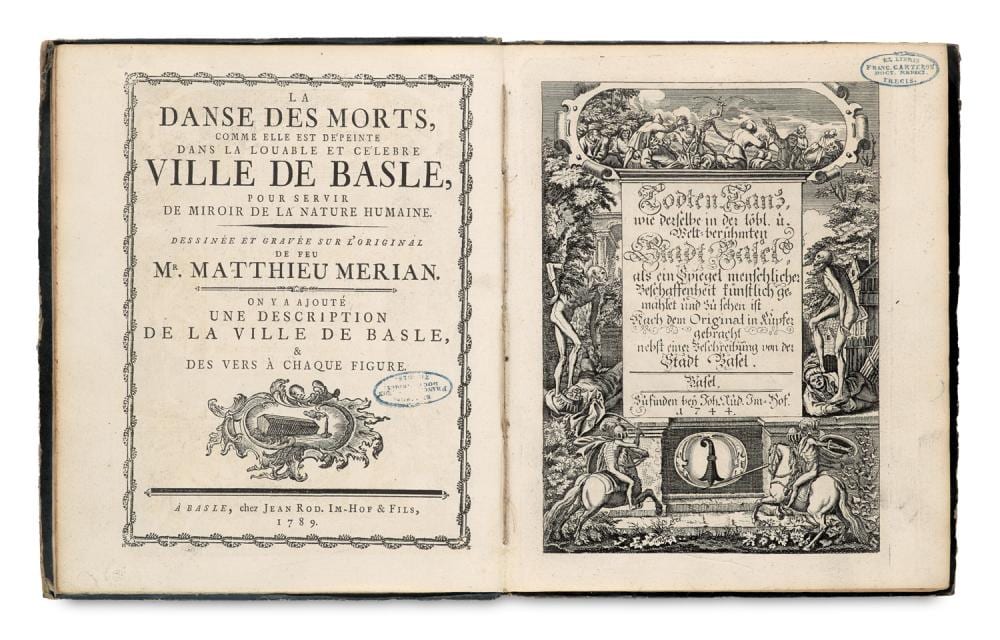 Matthäus (1593) Merian comparable auction result: math us u anton chovin merian todten tanz wie derselbe in der l bl u