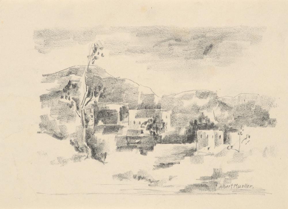 Albert Mueller comparable auction result: albert mueller 7 arbeiten mit landschaftsdarstellungen 1920er jahre versc