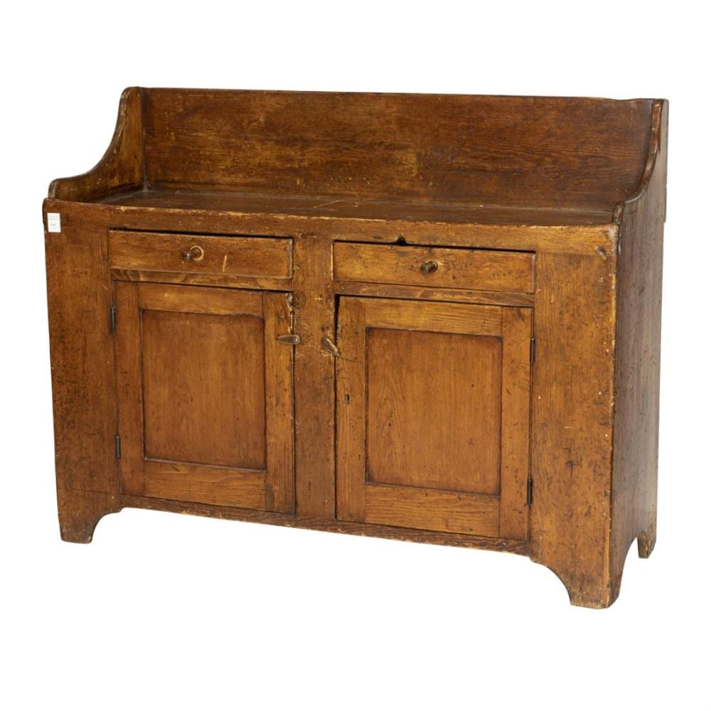 An American dry sink sold by Clars Auctions, lot 110 — auction record photograph