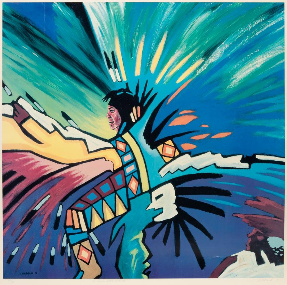 Jerry Whitehead comparable auction result: jerry whitehead the spirits dance with me