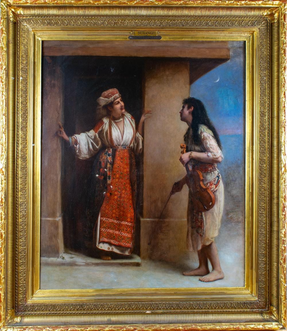 Léopold Durangel comparable auction result: l opold durangel 1828 1898 la cigale et la fourmi