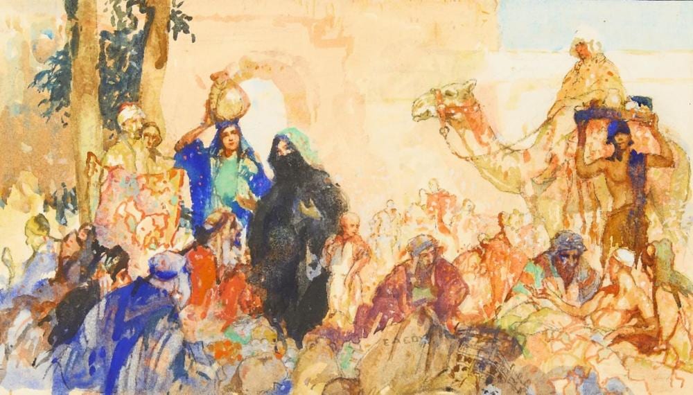Elijah Albert Cox comparable auction result: elijah albert cox british 1876 1955 the baz