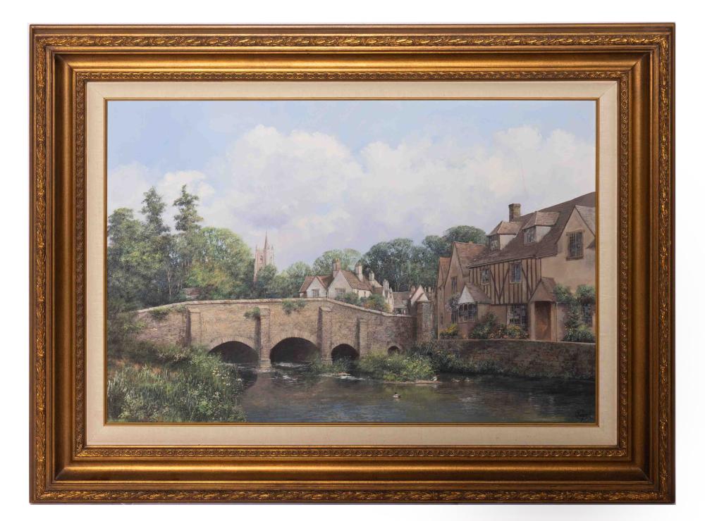 Clive Madgwick, English Countryside, Acrylic on Canvas sold by Dallas Auction Gallery, lot 116 — auction record photograph