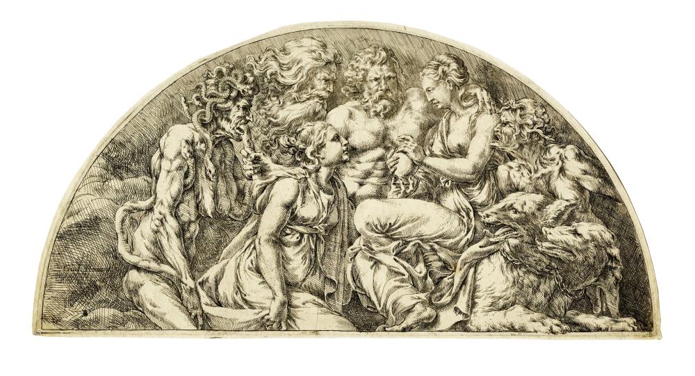 Pietro Aquila comparable auction result: pietro aquila psyche riceve da proserpina l ampolla con la bellezza 1670 1690 ca