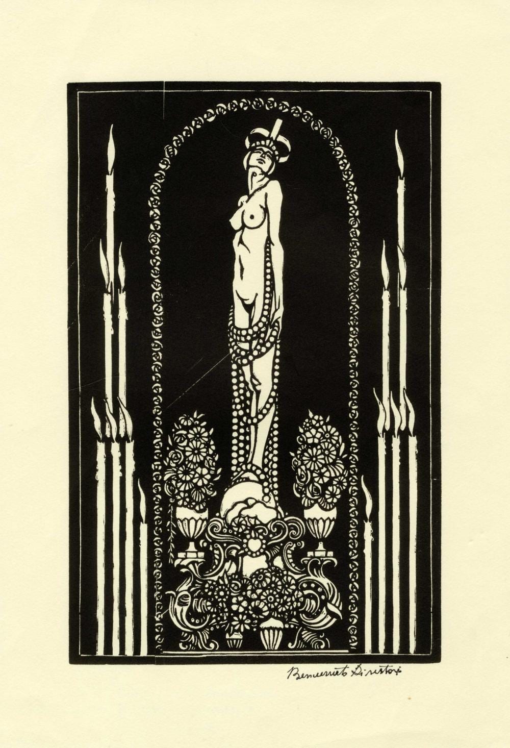 Benvenuto Disertori comparable auction result: benvenuto disertori la nicchia 1913 ca
