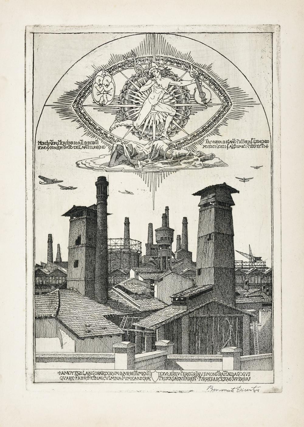Benvenuto Disertori comparable auction result: benvenuto disertori il pianeta mercurio 1947 48