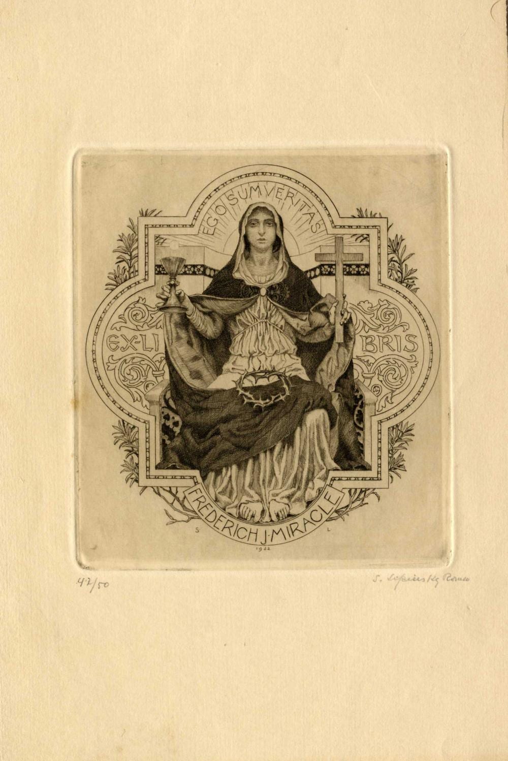 Sigmund Lipinsky comparable auction result: sigmund lipinsky lotto composto di 2 ex libris 1918 22