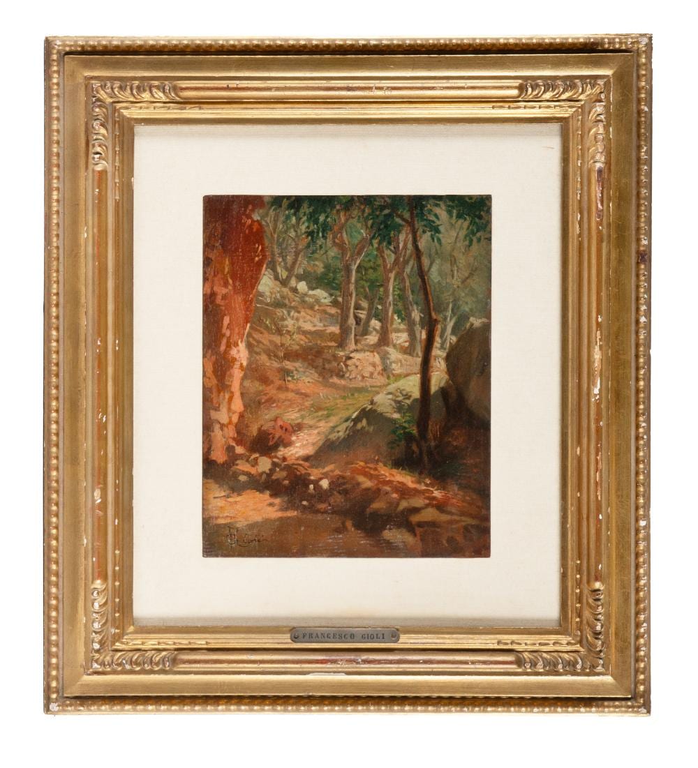Francesco Gioli comparable auction result: francesco gioli sottobosco