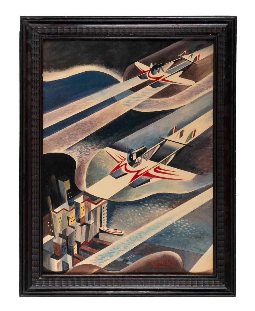arturo ciacelli aeropittura · Gonnelli Casa d'Aste · 2025-05-22 Arturo Ciacelli comparable auction result: arturo ciacelli aeropittura