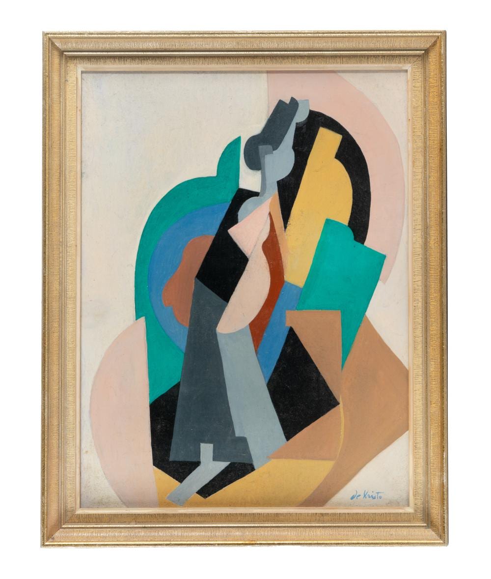 Bela de Kristo comparable auction result: bela de kristo figura cubo futurista