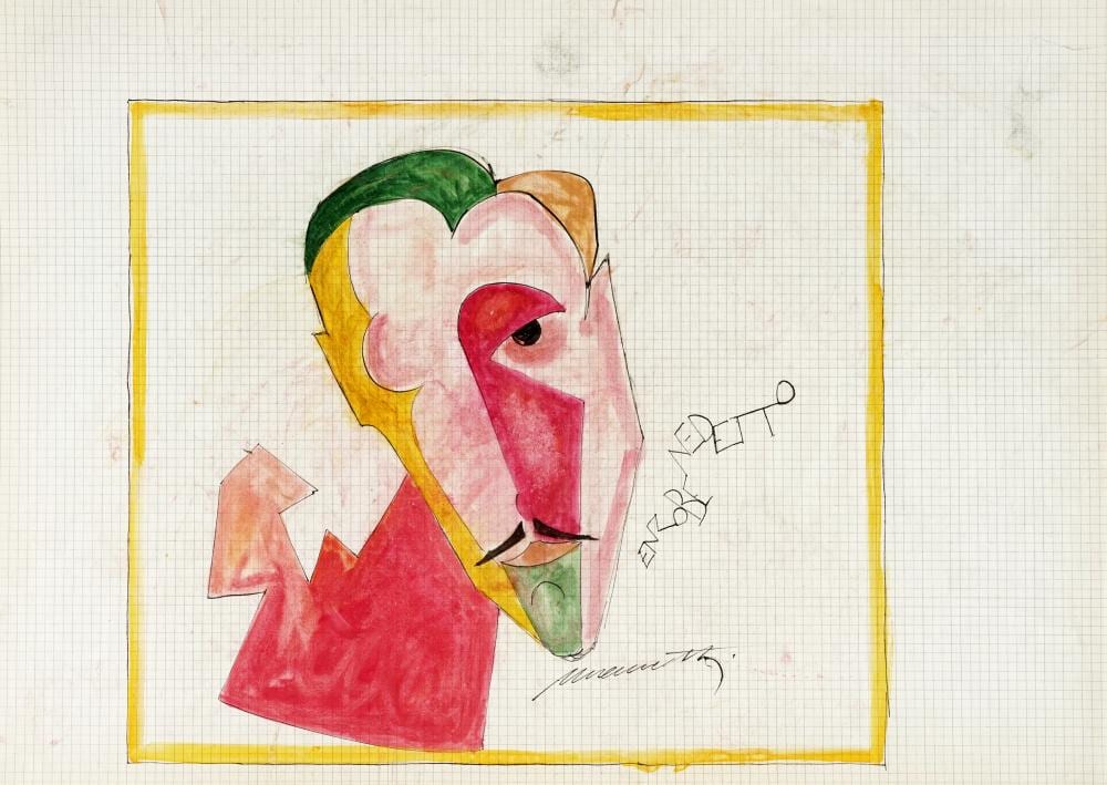 Nerino Nannetti comparable auction result: nerino nannetti neri lotto composto di 31 ritratti di personalit futuriste