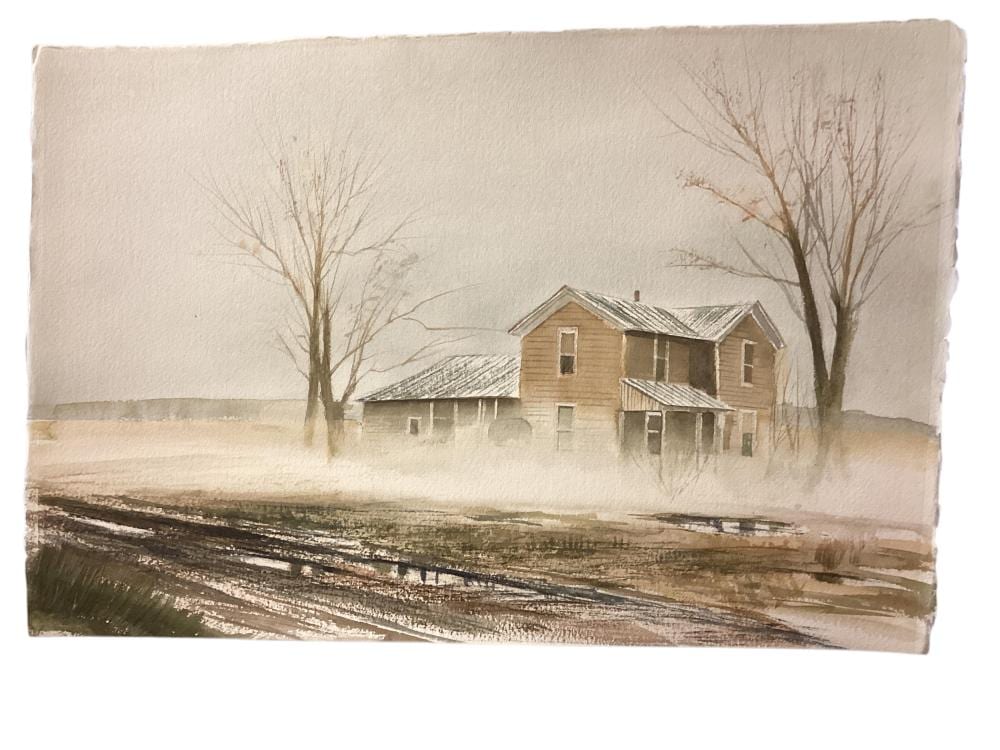 untitled watercolor by james devore · Apple Tree Auction Center · 2025-04-22 James Devore comparable auction result: untitled watercolor by james devore