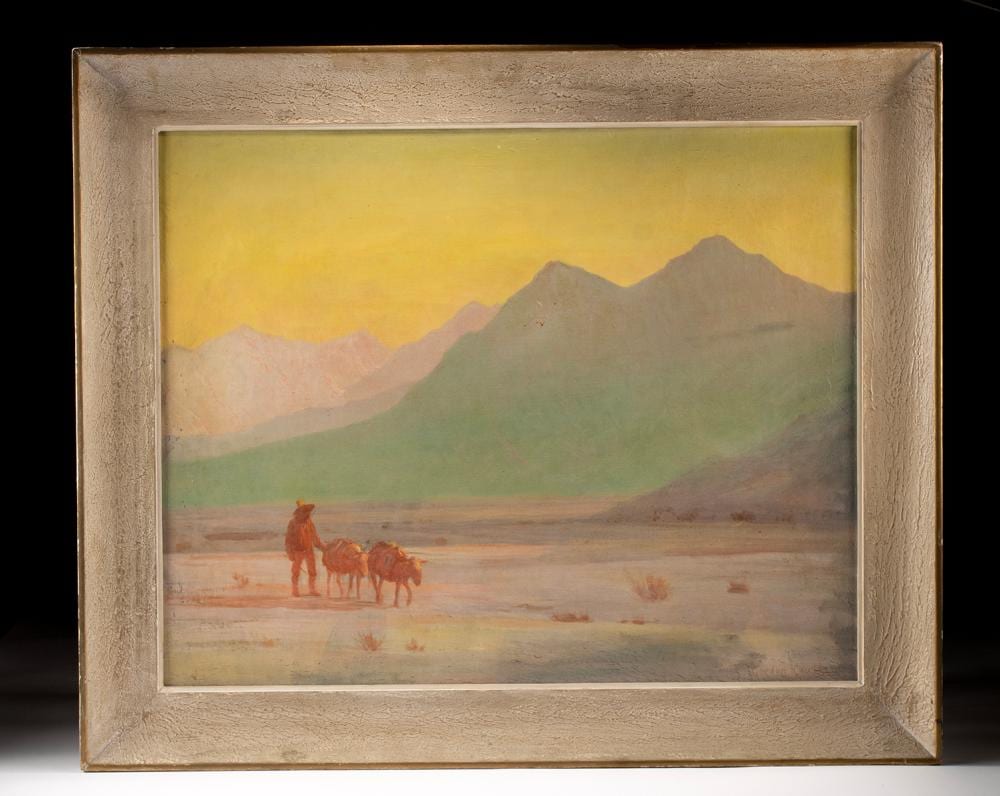 Gordon Coutts comparable auction result: gordon coutts painting shadow mountains