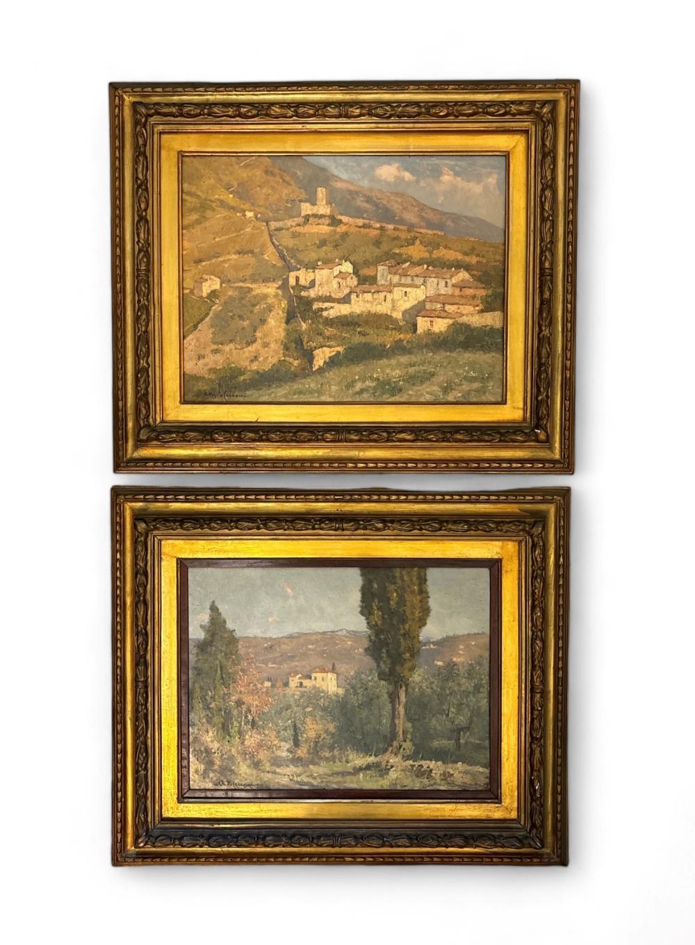 Alberto Cecconi comparable auction result: due paesaggi