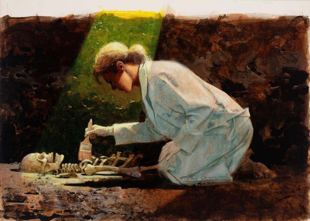Aldo Di Gennaro comparable auction result: aldo di gennaro il collezionista di ossa anni 90